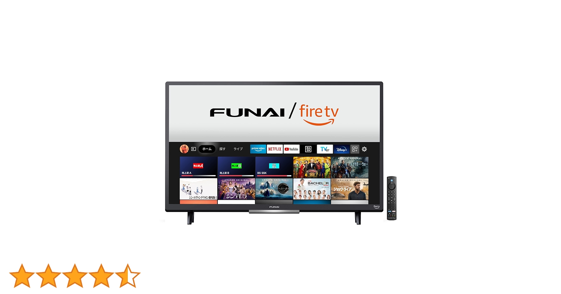 Amazon.co.jp: FUNAI Fire TV搭載スマートテレビ フナイ 32V型